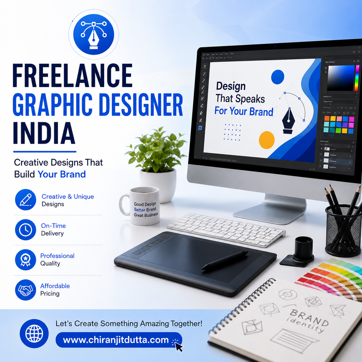 Freelance Graphic Designer India | Services, Types, Pricing & Guide